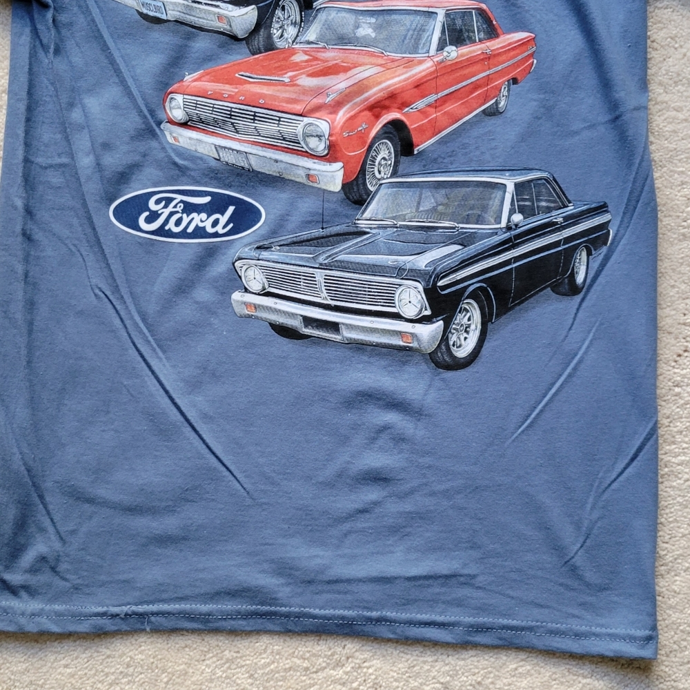 COPY - Ford licensed tee shirt featuring the Ford Falcon.